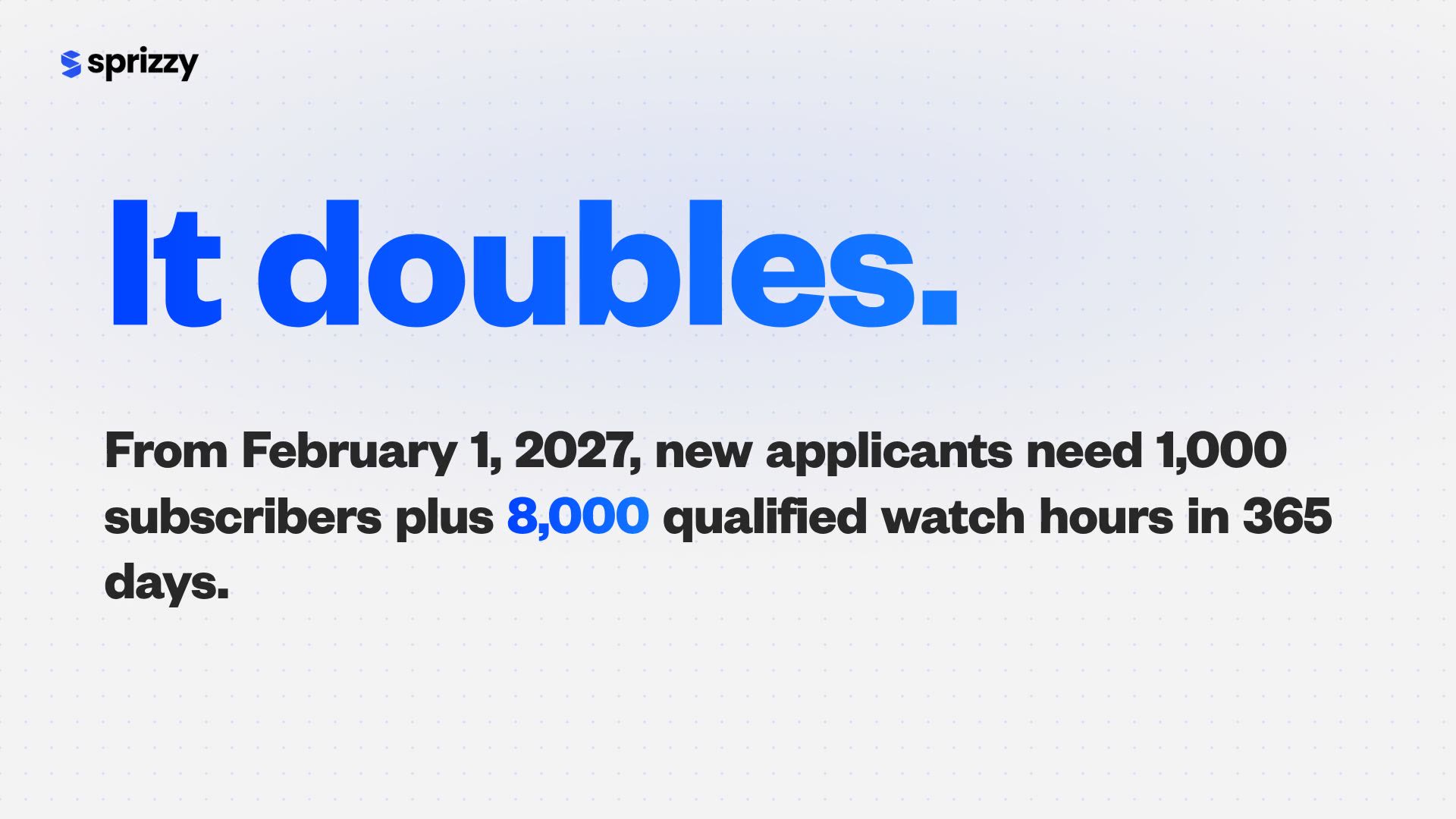 YouTube's New 8,000 Watch Hour Rule: What Changed, What To Do